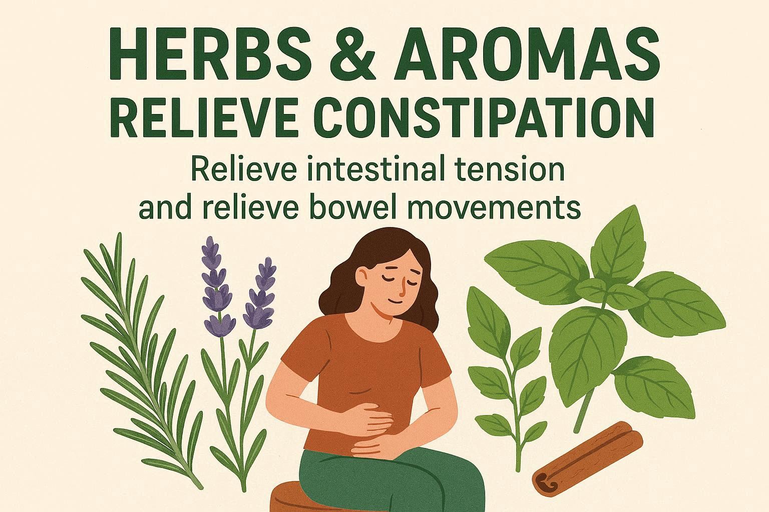 ハーブとアロマで腸の緊張をほぐし、快便を導く活用術