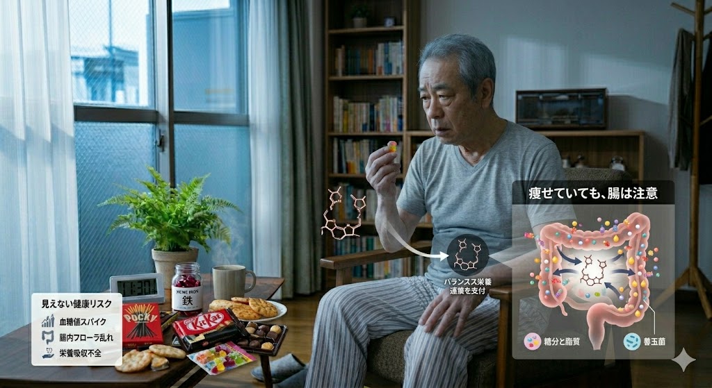 痩せていてもお菓子大好きなら要注意